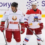 Путин и Лукашенко поиграха хокей