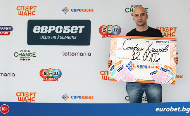12 000 лева от „Еврошанс“ за късметлия от Севлиево