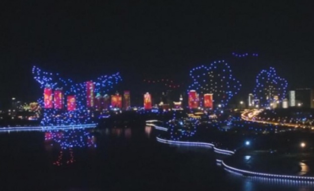 Грандиозен фестивал на светлината в Китай 