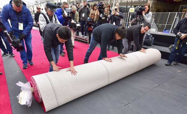 Постлаха 250-метровия червен килим за 91-вите награди Оскар 