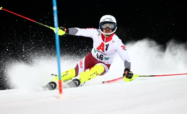 Най добрият български скиор алпиец Алберт Попов не успя да стигне до