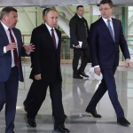 Президентът Путин пристигна в Севастопол за тържествата за петата годишнина от анексията на Крим