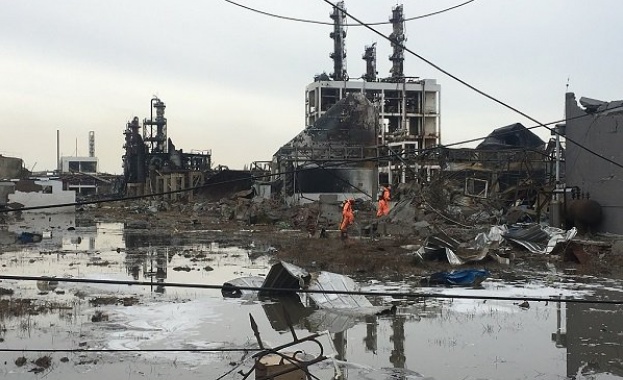 62 души достигна броят на жертвите след експлозията в китайския химически завод