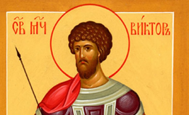 Св. мъченик Виктор бил войник по време на царстването на