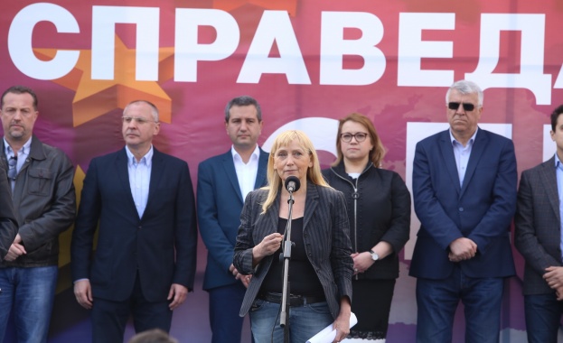 Евродепутатите от БСП Петър Витанов Сергей Станишев Иво Христов и