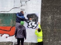Възраждане възстанови патриотичен графит край Търново