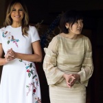  Мелания с рокля за над 4 хил. долара в Япония 