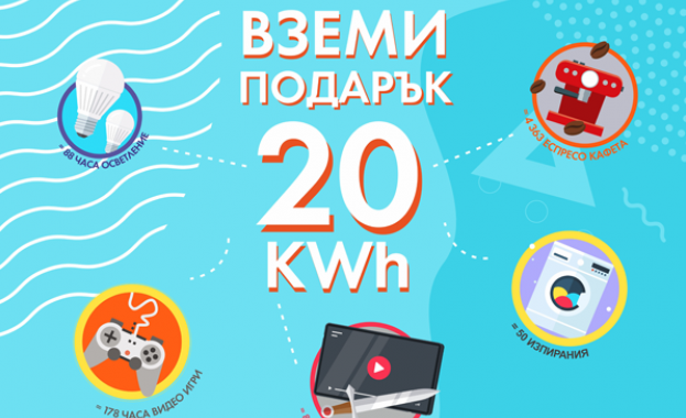 ЧЕЗ Електро стартира кампанията „20 kWh подарък“ 
