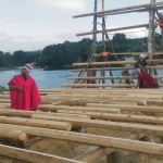 Индианци строят тръстиков кораб в Белослав за експедиция през три морета