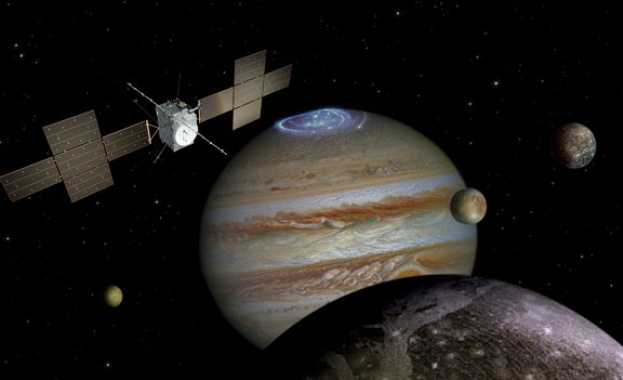 Изстрелват европейска сонда до Юпитер и неговите луни