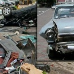 Руски пенсионер помля за отмъщение 12 луксозни общински джипа с Волга, модел 59 година