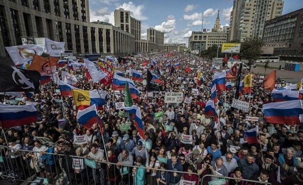 Многолюдна демонстрация за справедливи избори се проведе в Москва