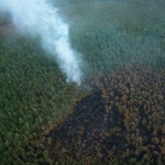 Военната авиация угаси 450 хиляди хектара горяща площ в Сибир 