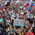 Десетки хиляди излязоха на опозиционен протест в Москва 