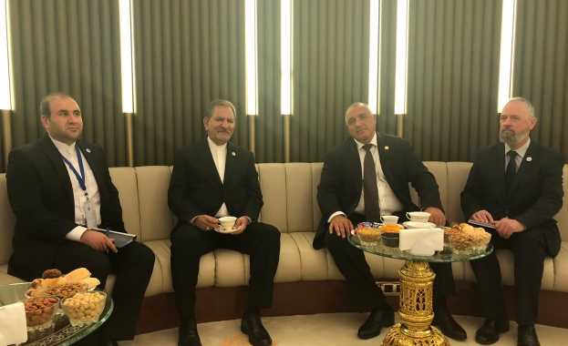 Премиерът Борисов разговаря с първия вицепрезидент на Ислямска република Иран Есхаг Джахангири