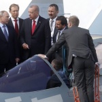 Путин и Ердоган разгледаха новите руски изтребители Су-57