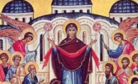 Покров на Пресвета Богородица. Св. ап. Анания. Преп. Роман Сладкопевец. Преп. Йоан Кукузел