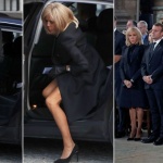 Облече ли се неуместно Брижит Макрон на поклонението на Ширак?