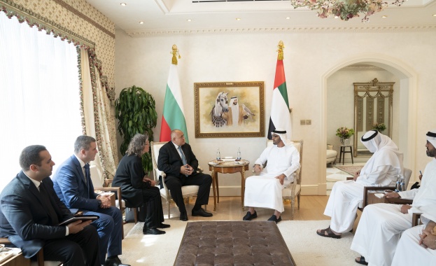 Премиерът Борисов се срещна с престолонаследника на Абу Даби  шейх Мохамед бин Зайед Ал-Нахаян