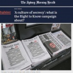 Протест срещу властта - австралийски вестници питат какво крие правителството