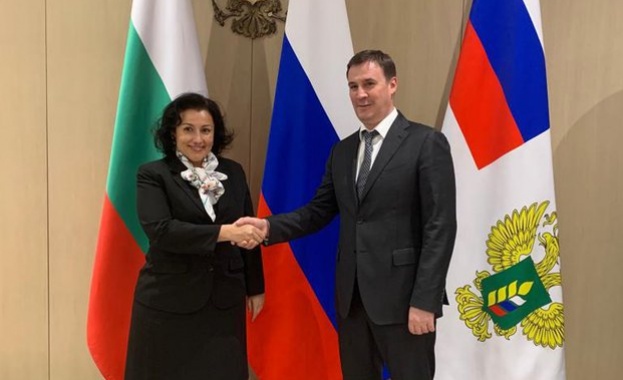 Десислава Танева се срещна с министъра на селското стопанство на Руската федерация Дмитрий Патрушев