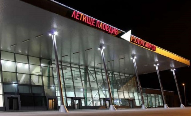 Ръст от 270 на пътникопотока отчита летище Пловдив за последните