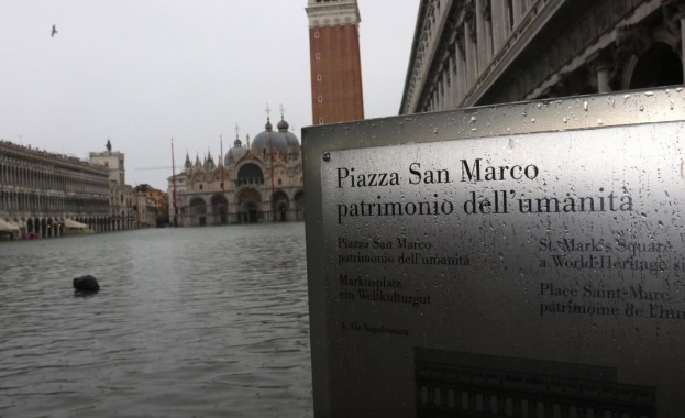 70% от сушата във Венеция вече е под вода, очакват още дъждове