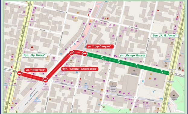 Променят маршрутите на трамвай 20 и 22, затварят улици до Женския пазар