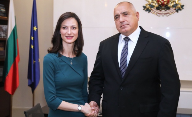 Премиерът Борисов се срещна с европейския комисар Мария Габриел