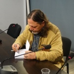 Нидал Алгафари представи най-новия си роман "Рано или късно" 
