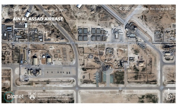 US военните били предупредени 2,5 ч. преди ударите срещу базата "Айн ал Асад"