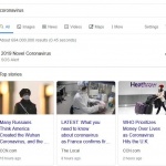 Google направи специална секция в търсачката си за коронавируса