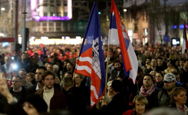 Сръбската опозиция с обща декларация за бойкот на изборите
