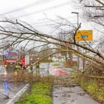 Бурята Сабине отложи всички мачове в Западна Европа