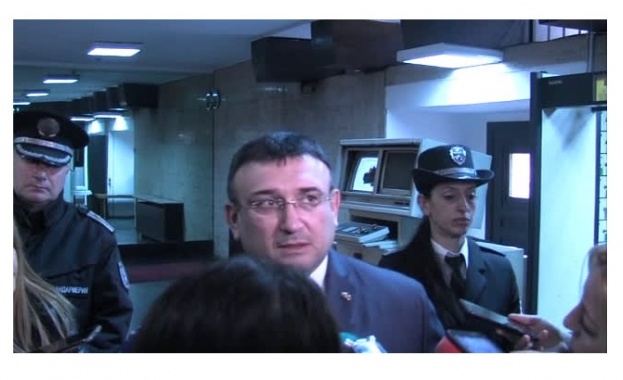 Съпредседателите на Демократична България Христо Иванов и ген Атанас Атанасов