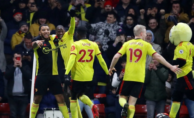 Борещият се за оцеляването си във Висшата лига Уотфорд поднесе