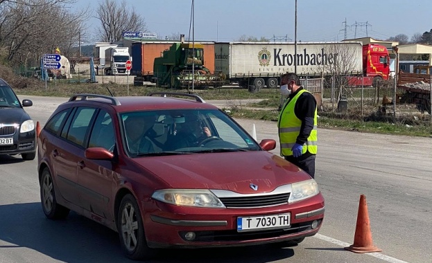 Организация на движението с пропускателен режим за гр Търговище път
