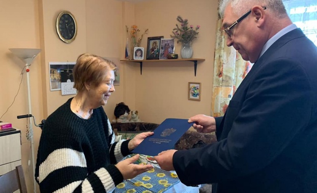 Генералният консул на Русия във Варна Владимир Климанов връчи медали на руските ветерани