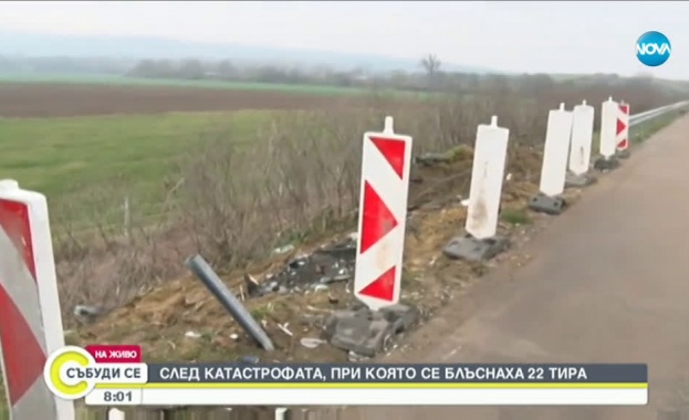 Възстановиха движението по „Марица” след верижната катастрофа