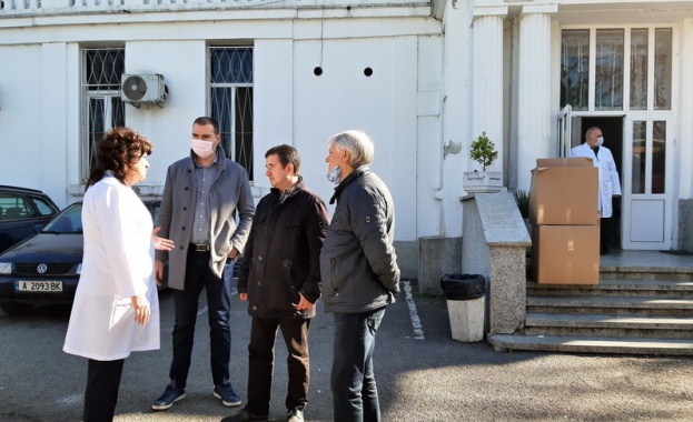 Председателят на ОбС на БСП Бургас Живко Господинов общинският съветник Чанко