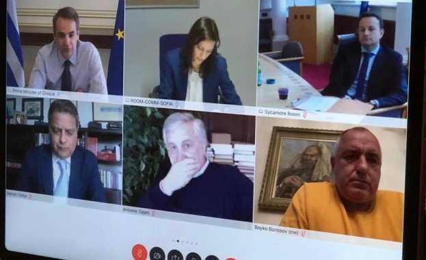 Във видеоконферентна среща на върха на ЕНП премиерът Бойко Борисов