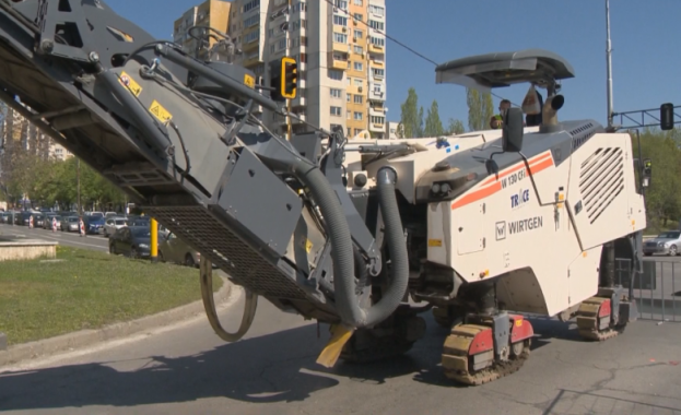 От днес започва ремонтът на третия участък от бул България