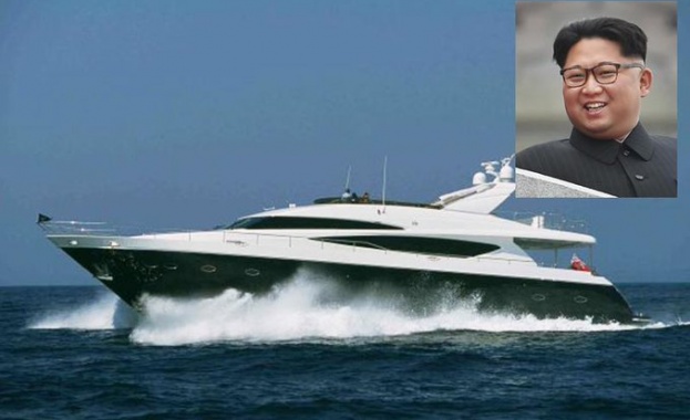 55 метровата яхта на севернокорейския лидер Ким Чен Ун акостира близо
