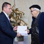 Георги Радулов дари статуя на светеца-покровител на Русе
