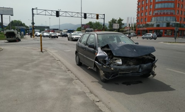 Катастрофа на Цариградско шосе, шофьорът е опитал да избяга