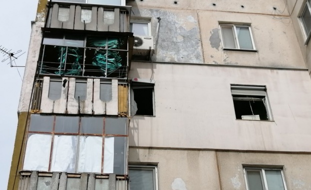 Жена пострада след битов инцидент с гръмнала газова бутилка в