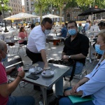 Кафе навън за пръв път от десет седмици: Мадрид и Барселона отпускат мерките