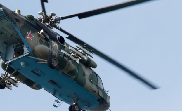 Хеликоптер Mи-8 на руските въздушно-космически сили (както руските власти наричат