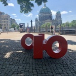 България поздравява Германия за председателството на Съвета на ЕС с инсталацията „Българските букви“