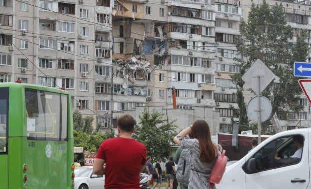 Взрив е избухнал в жилищен блок в Киев Разрушени са